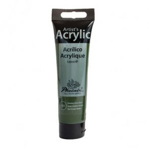 Farba akrylowa Phoenix 125ml, Zielona ciemna - Cinnabar Green Burnt